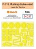 Omask 54037 P-51B Mustang double-sided mask (for Tamiya) 1/48